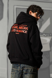 Full Zip "KILLED ROMANCE" Black/Red