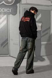 Full Zip "KILLED ROMANCE" Black/Red