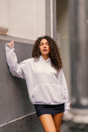 Hoodie “AMMO” CHI'T'SAP AshGrey/Animalier Yellow