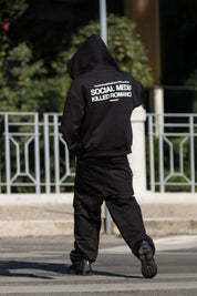 “KILLED ROMANCE” Zip Hoodie & Cargo look