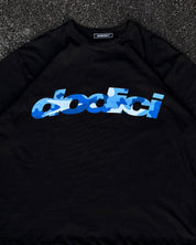 T-Shirt “CAMO4PLAYERS” Front DODICI Black/CamoBlue
