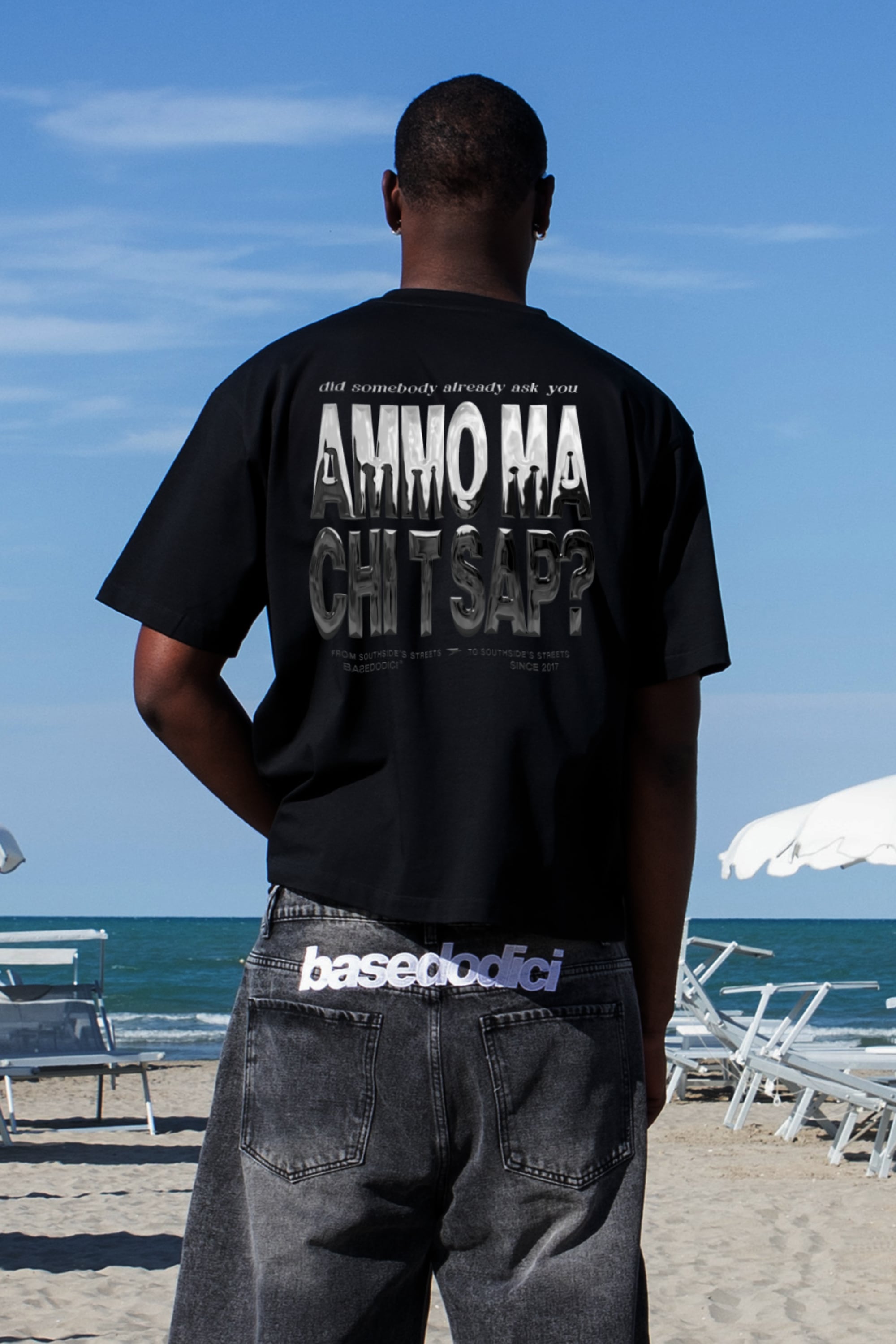 “AMMO” CHI'T'SAP T-Shirt Black/Chrome