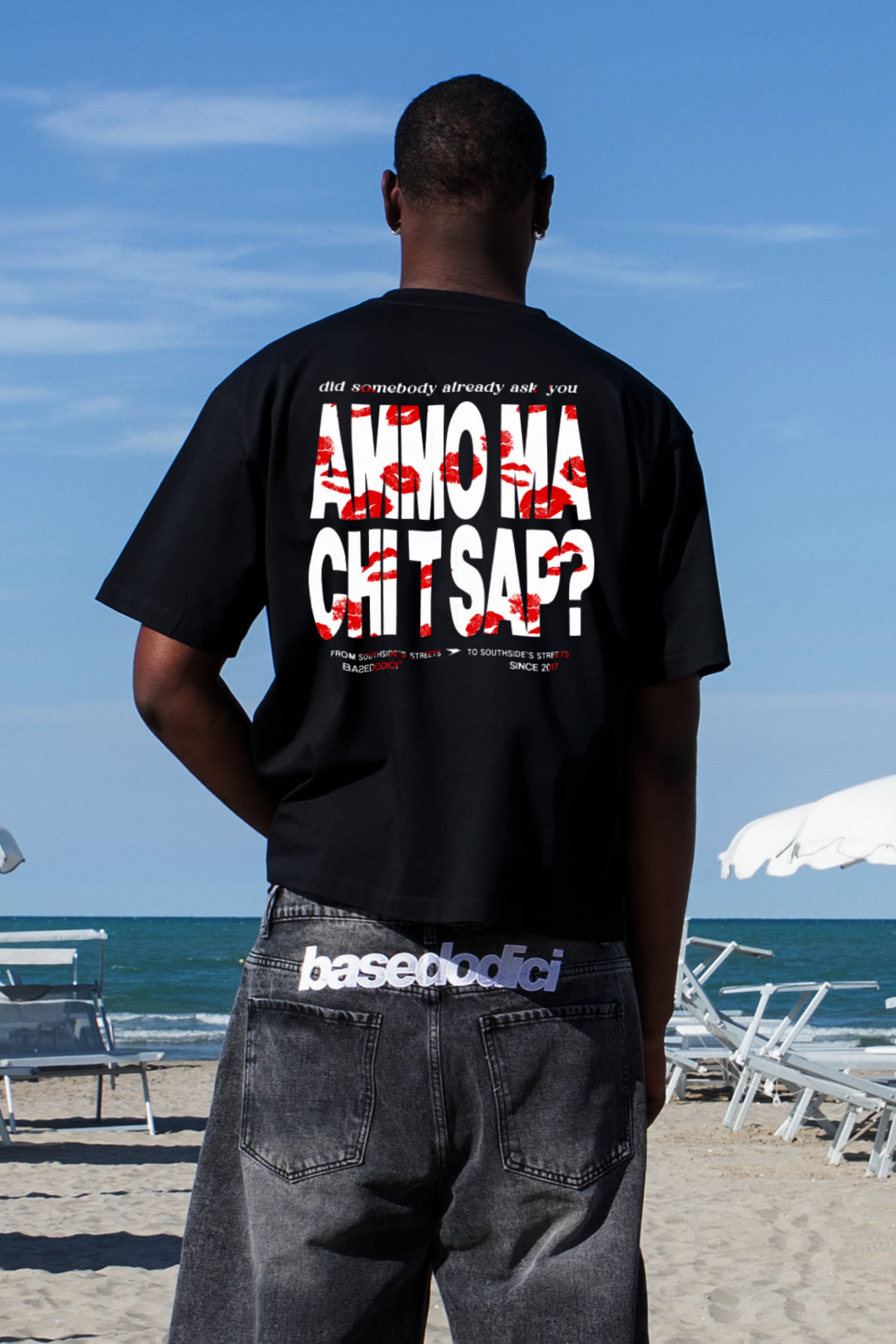 AMMO” CHI'T'SAP Black/Kiss T-Shirt – BASEDODICI®