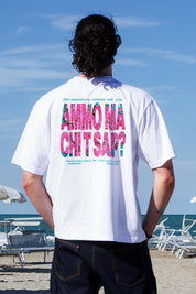 “AMMO” CHI'T'SAP T-Shirt White/Flamingo