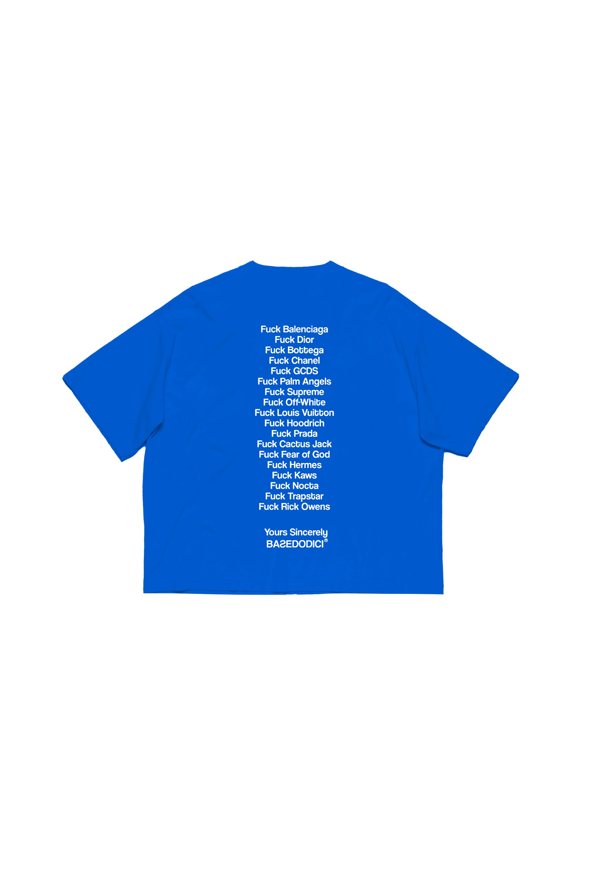 “THEICON” FCK Blue T-Shirt