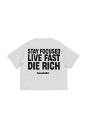 “THECRUISE” T-Shirt StayFocused White
