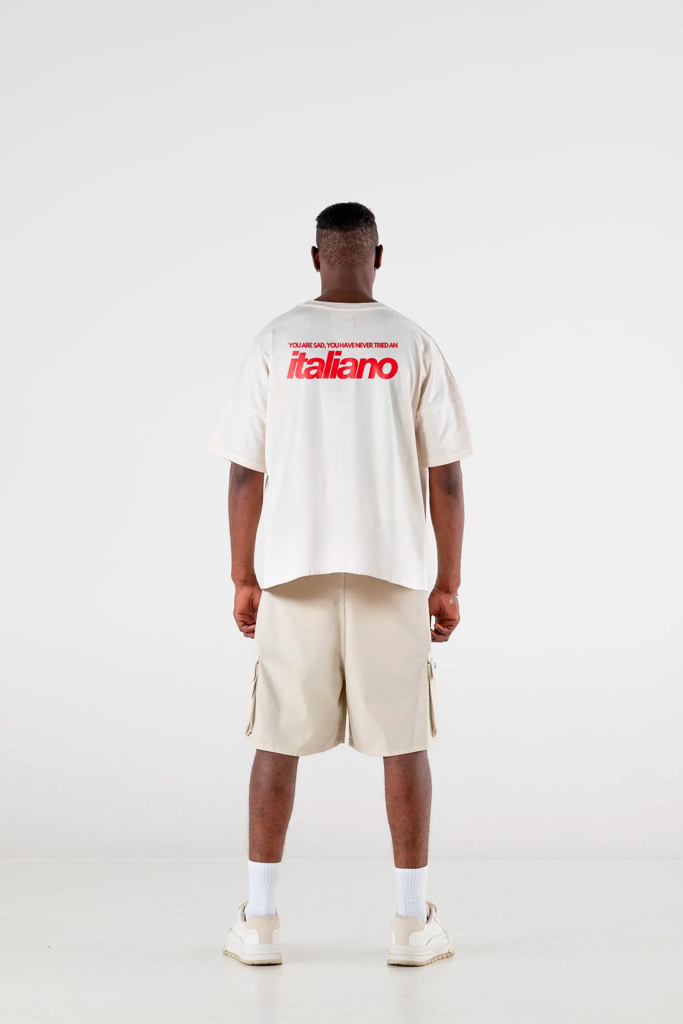 “CRUEL SEASON” T-Shirt Italian White/Red