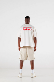 “CRUEL SEASON” T-Shirt Italian White/Red