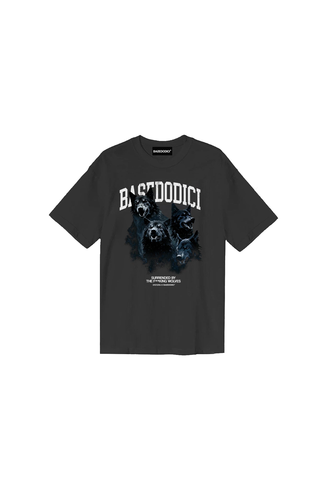 T-Shirt “DYSTOPIA” Wolves Black