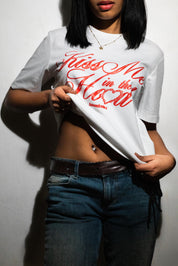 T-Shirt “FLASHCAPSULE” KISSME White