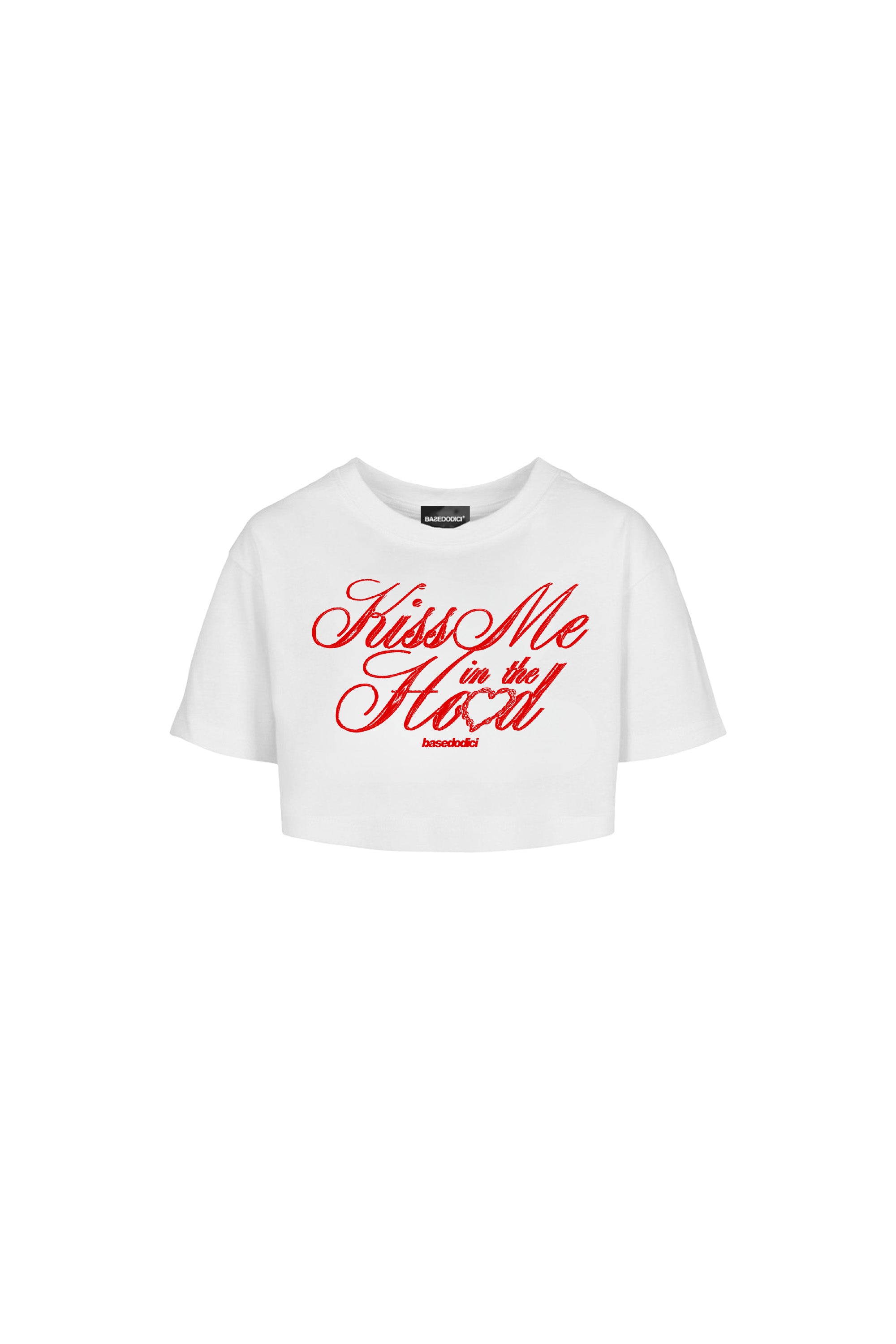 Baby Tee “FLASHCAPSULE” KISSME White
