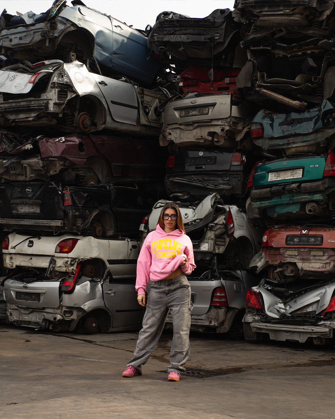 Hoodie “THECRUISE” Twelve Pink