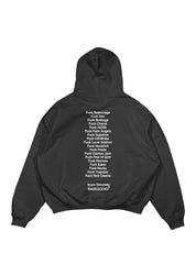 Hoodie “COMFY” FCK Black