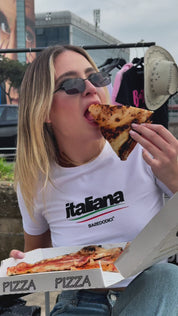 Baby Tee “DIVA” Italian White