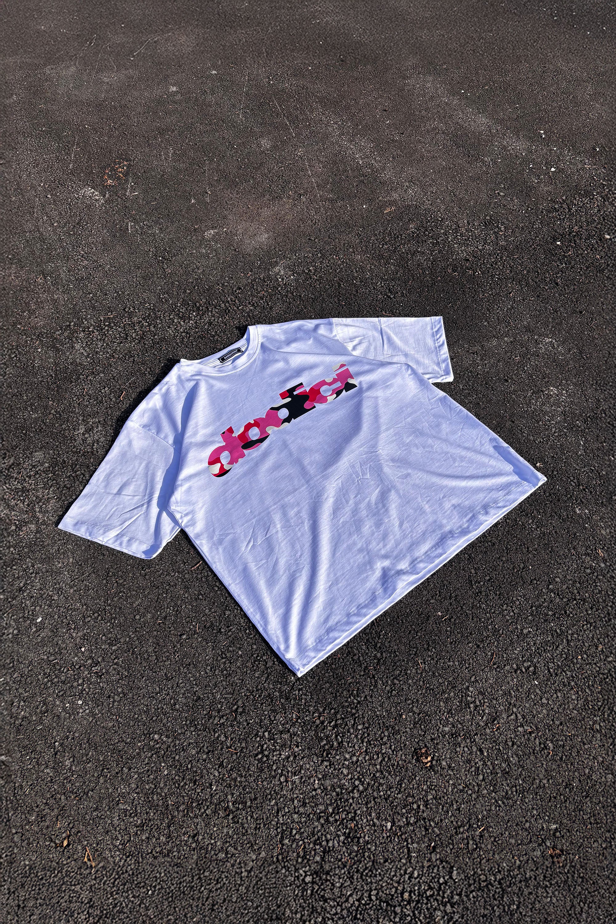 T-Shirt “CAMO4PLAYERS” Front DODICI White/CamoPink