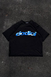 T-Shirt “CAMO4PLAYERS” Front DODICI Black/CamoBlue