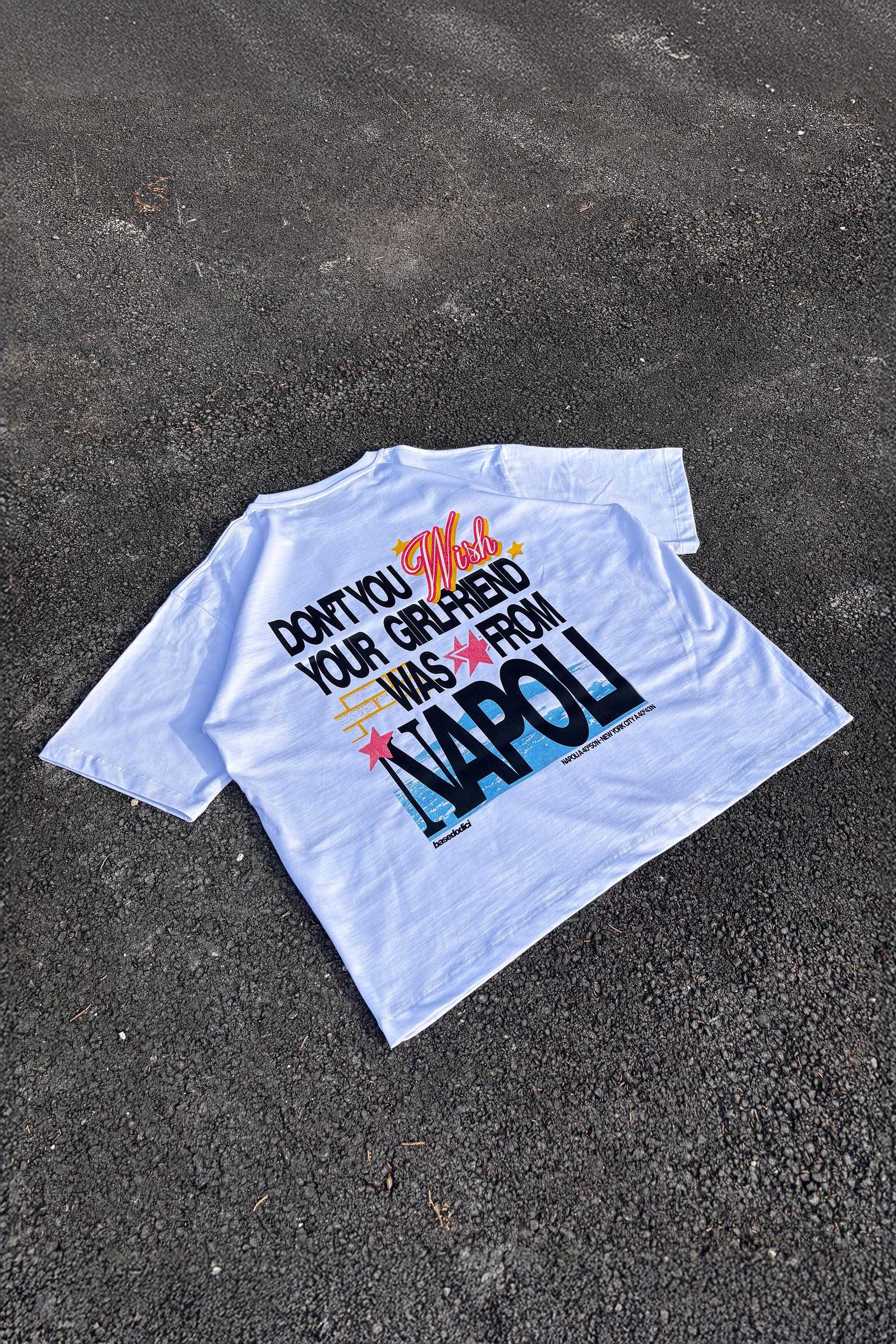 T-Shirt “WISHYOUR” Girlfriend White/Multi