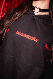 Hoodie “BASEDODICIxHYPE” Nightlife Black