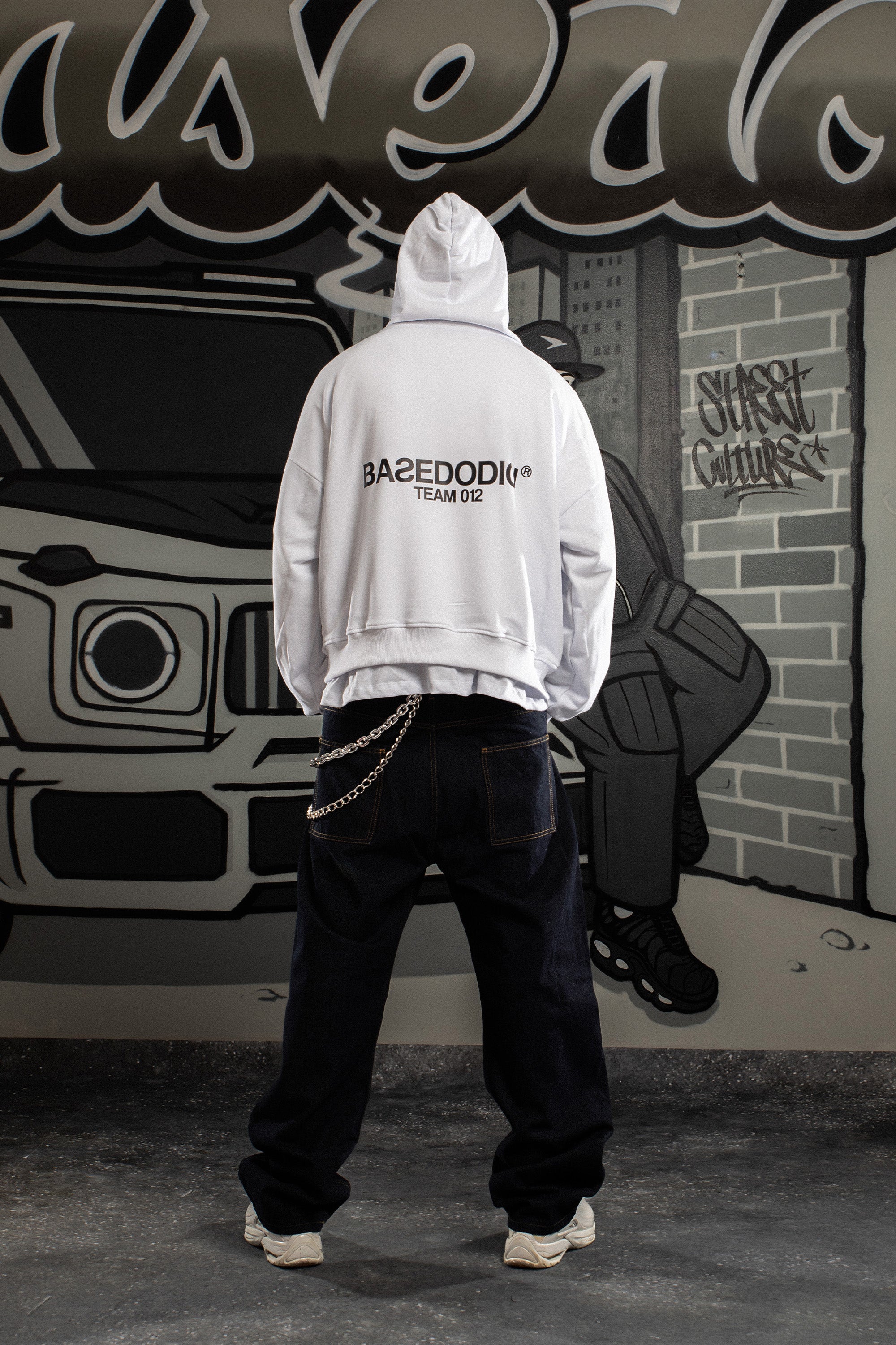 Hoodie “COMFY” Team012 White