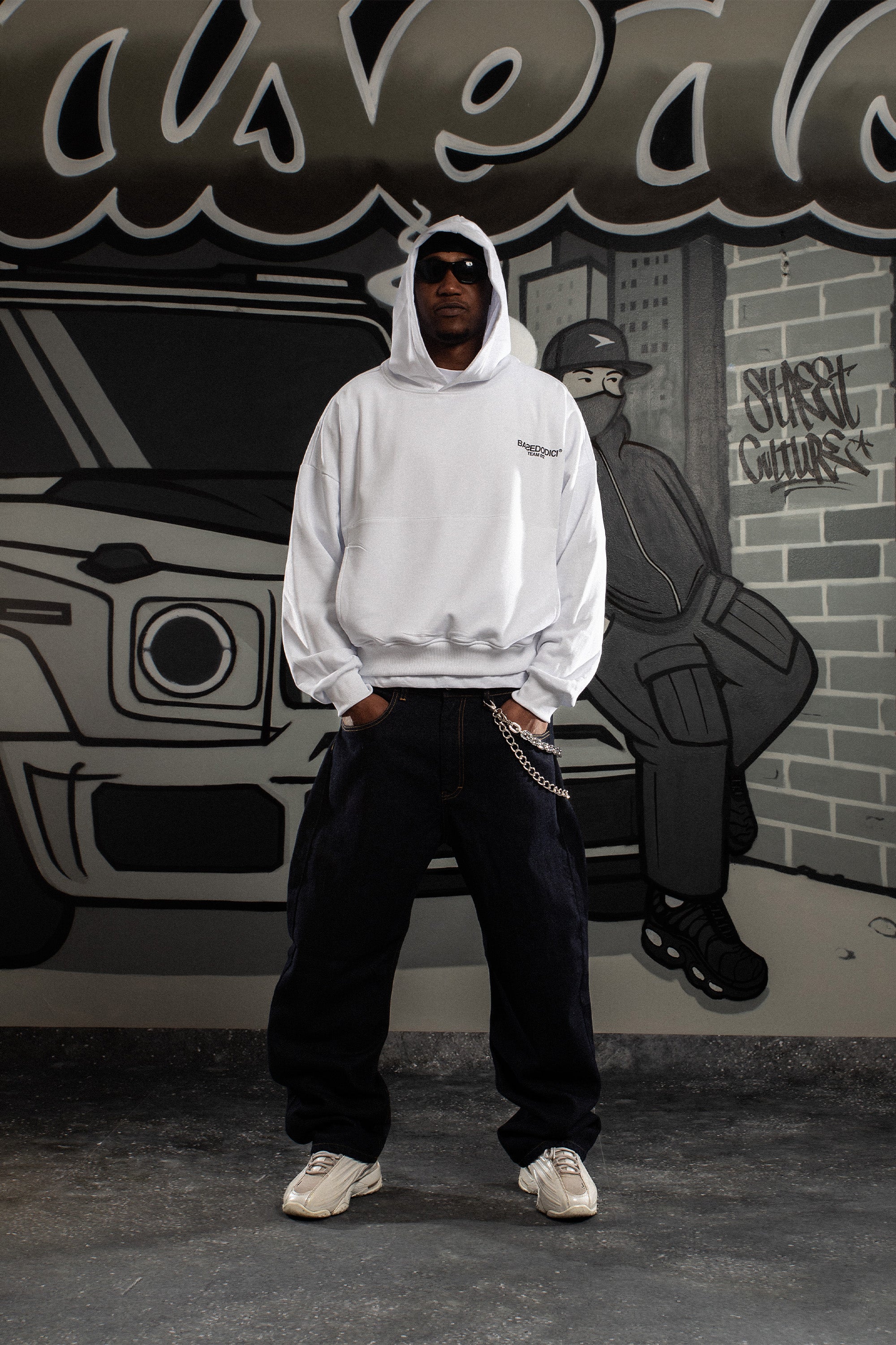 Hoodie “COMFY” Team012 White