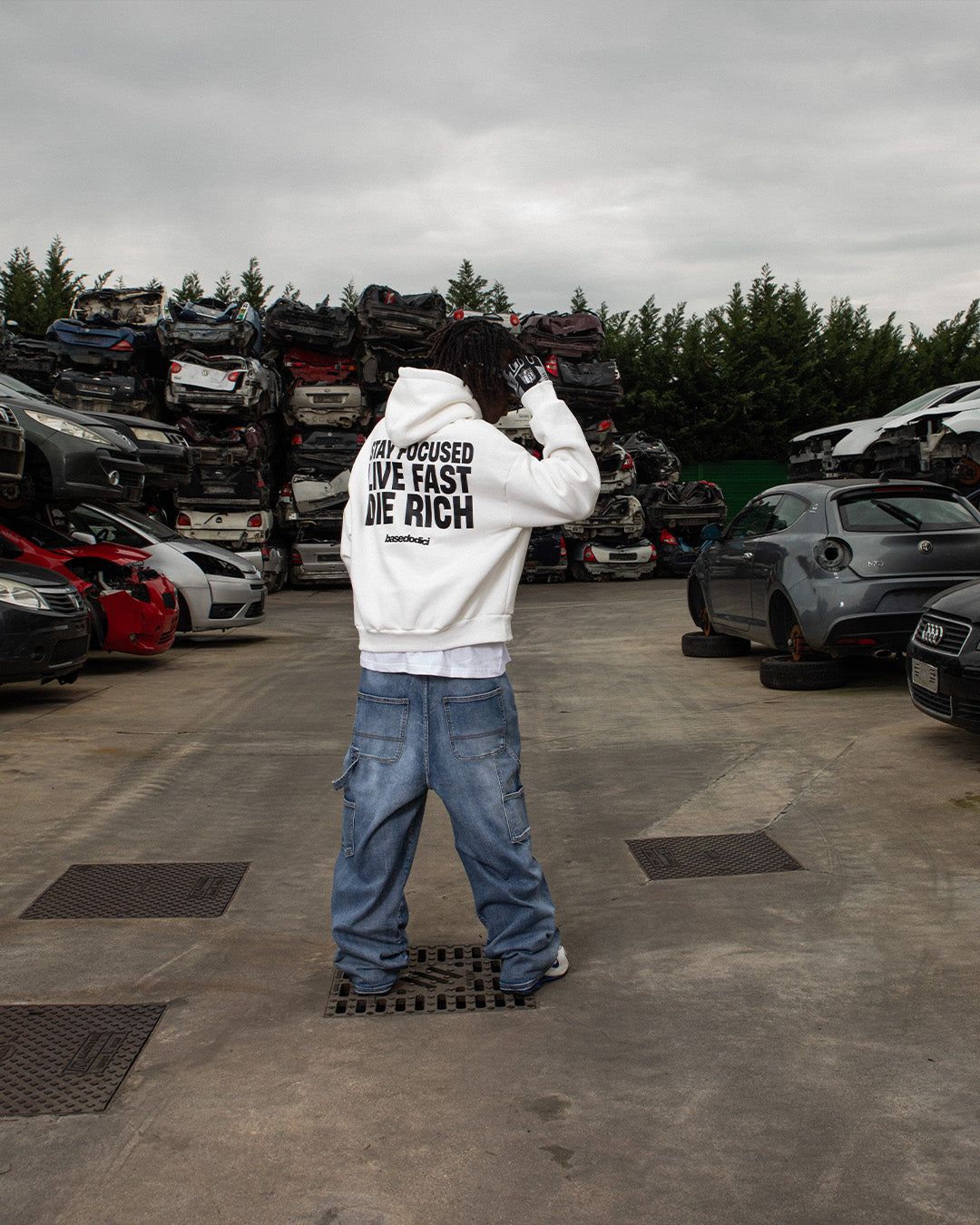 Hoodie “THECRUISE” StayFocused White