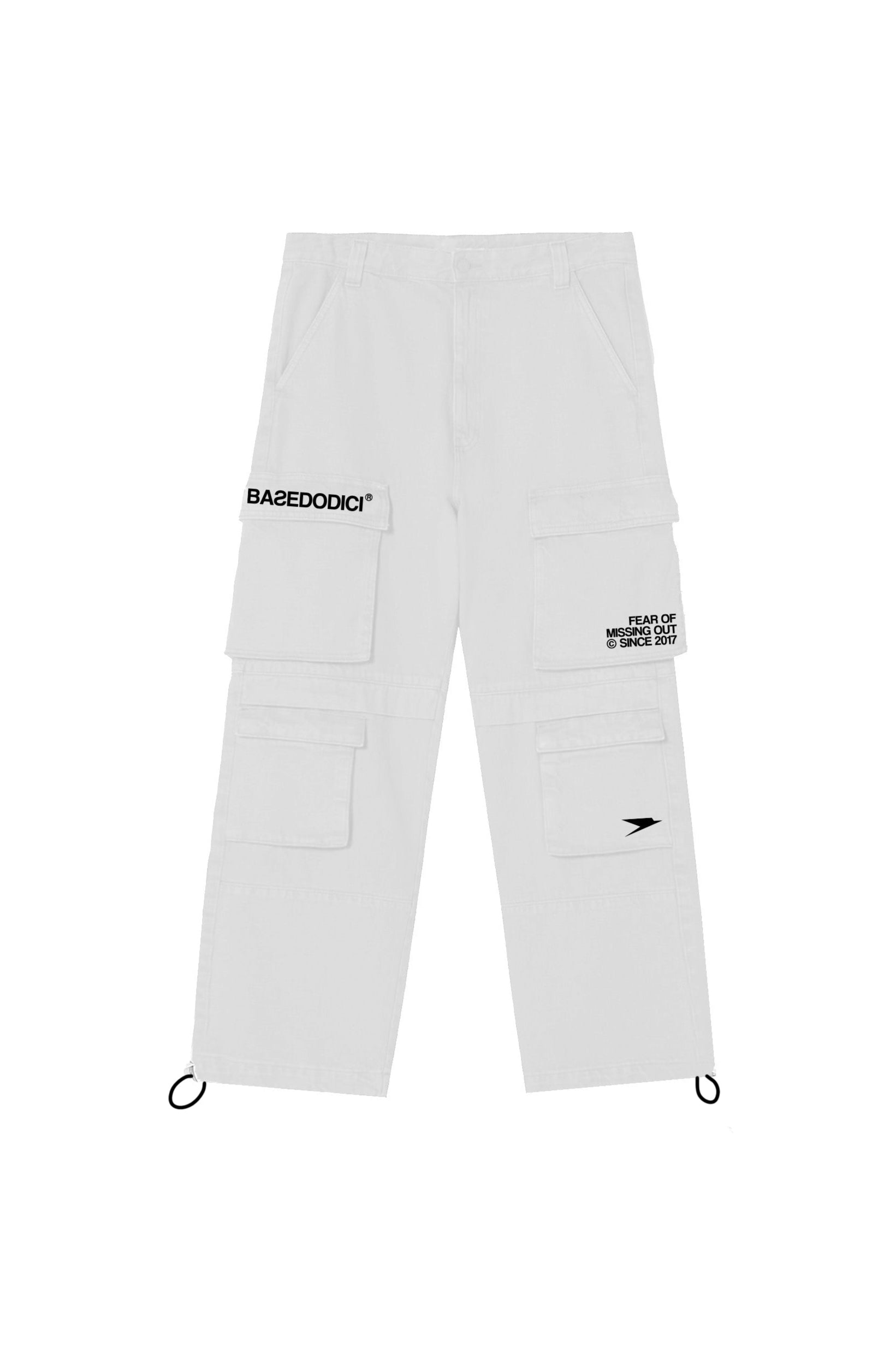 Cargo Pants "FOMO" White