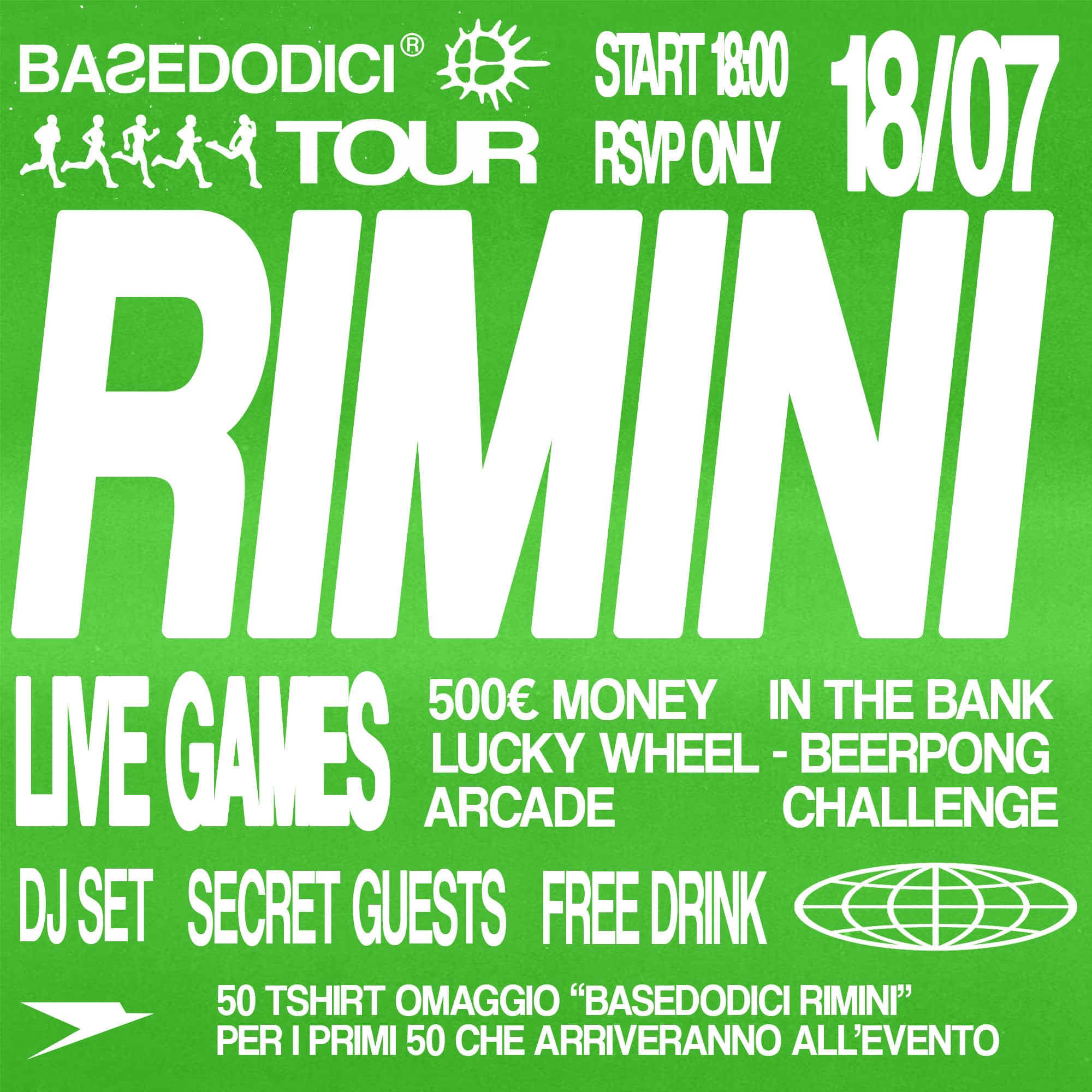 BASEDODICI TOUR RIMINI RSVP