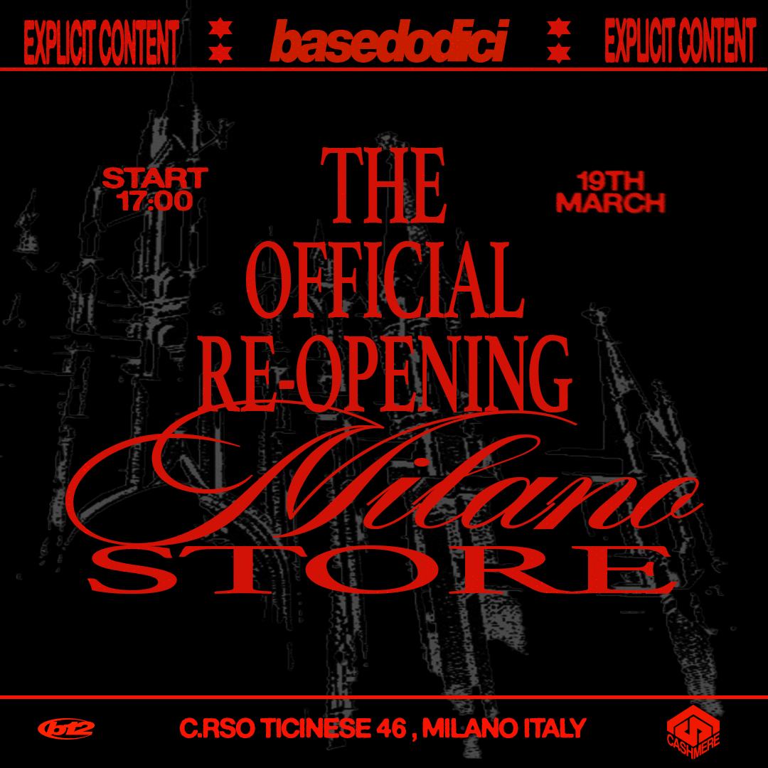 RSVP Nuova Apertura Milano 2026 - BASEDODICI®