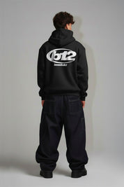 Hoodie "TEAM012" Back 12 Black/White
