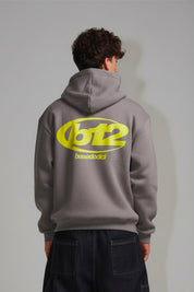 Hoodie "TEAM012" Back 12 CharcoalGrey/Yellow