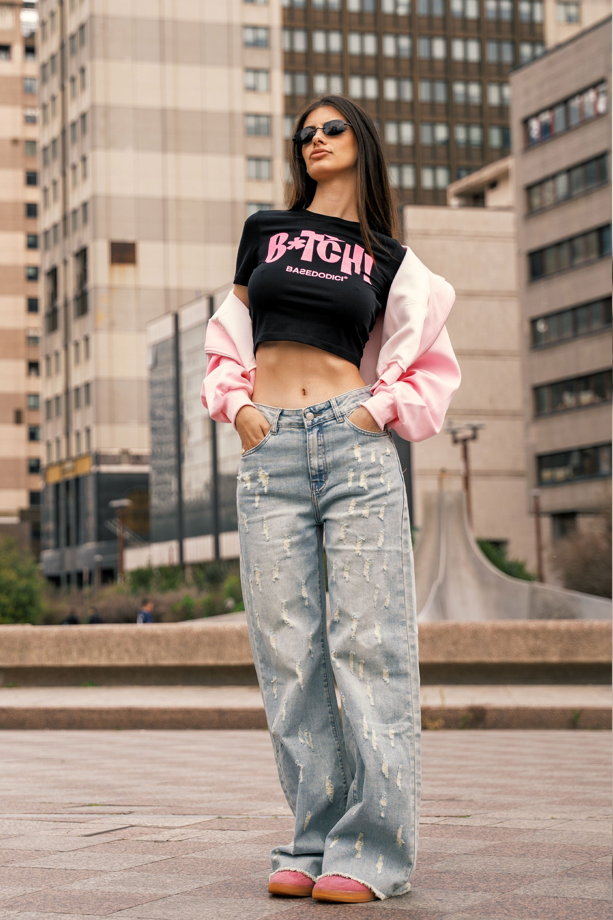 Bigall Denim “DIVA” P*rno Light Blue