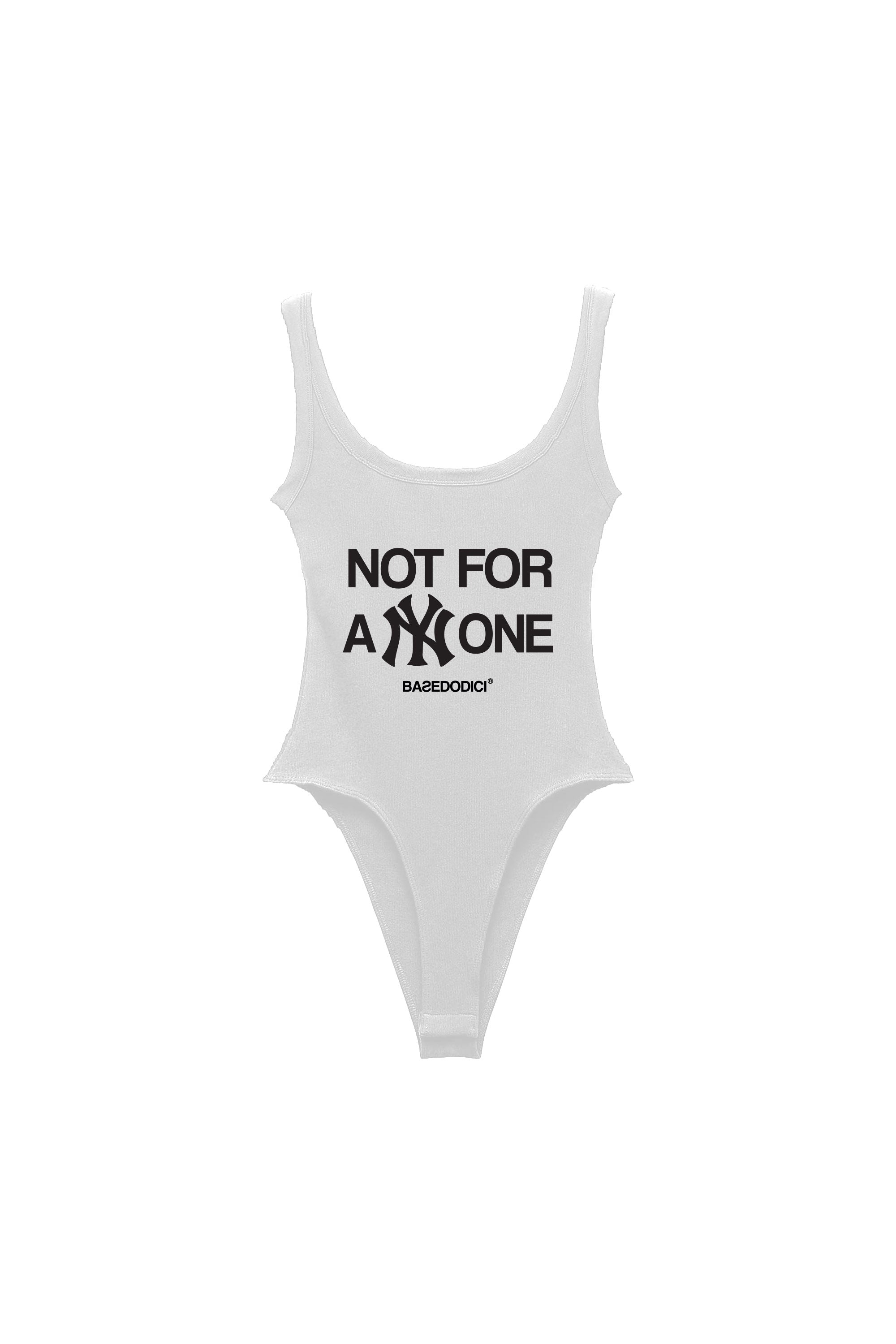 Bodysuit “DIVA” Not For Anyone White