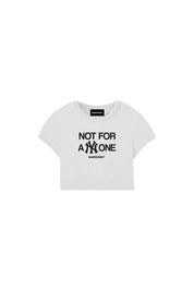 Crop Top “DIVA” Not For Anyone White