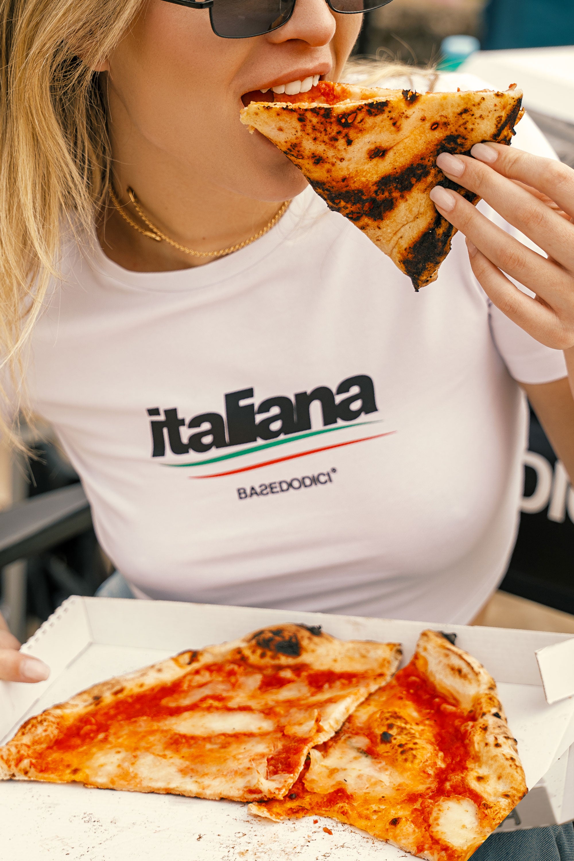 Crop Top “DIVA” Italiana White