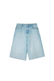 Jorts “DIVA” Strass Light Blue