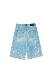 Jorts “DIVA” Strass Light Blue