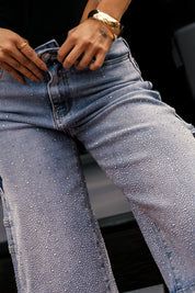 Jorts “DIVA” Strass Light Blue