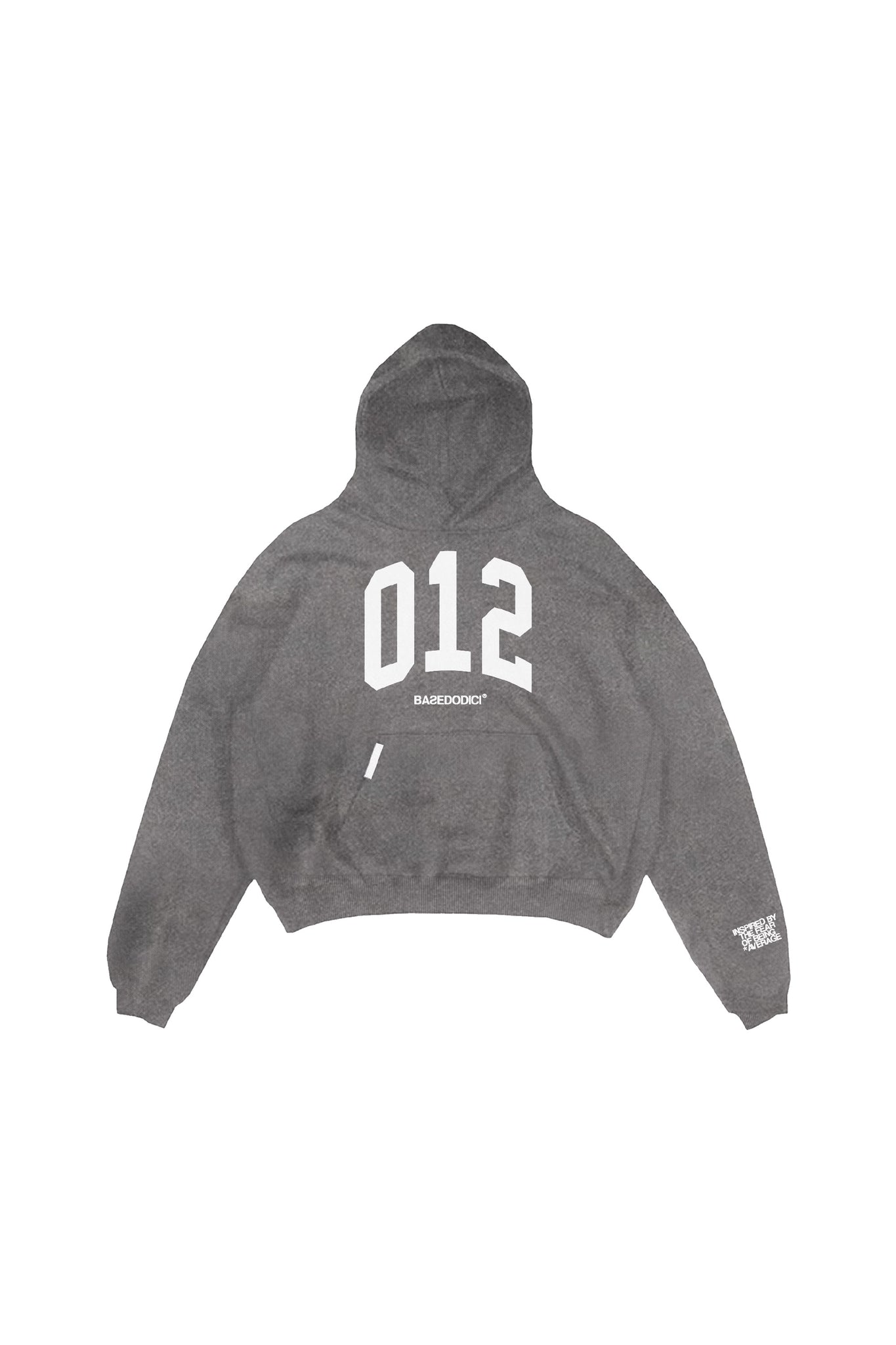 Boxy Hoodie “DYSTOPIA” 012 Stone Washed