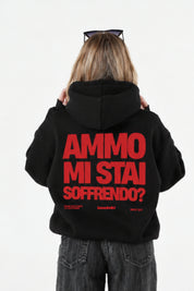 Hoodie "AMMO" MiStaiSoffrendo Black/Red