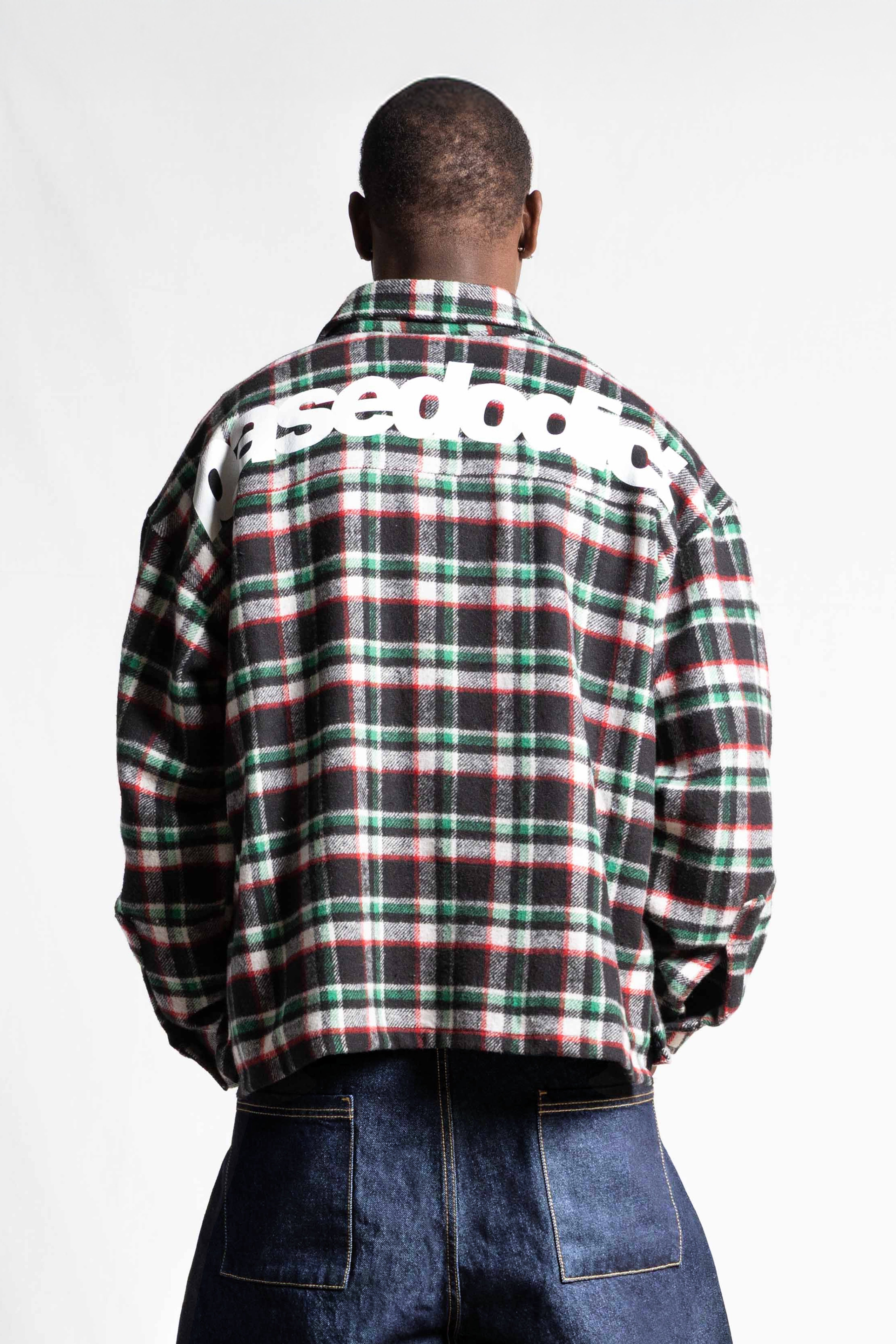 "RUDEBOY LDN" Flanella Shirt Shoulder Logo