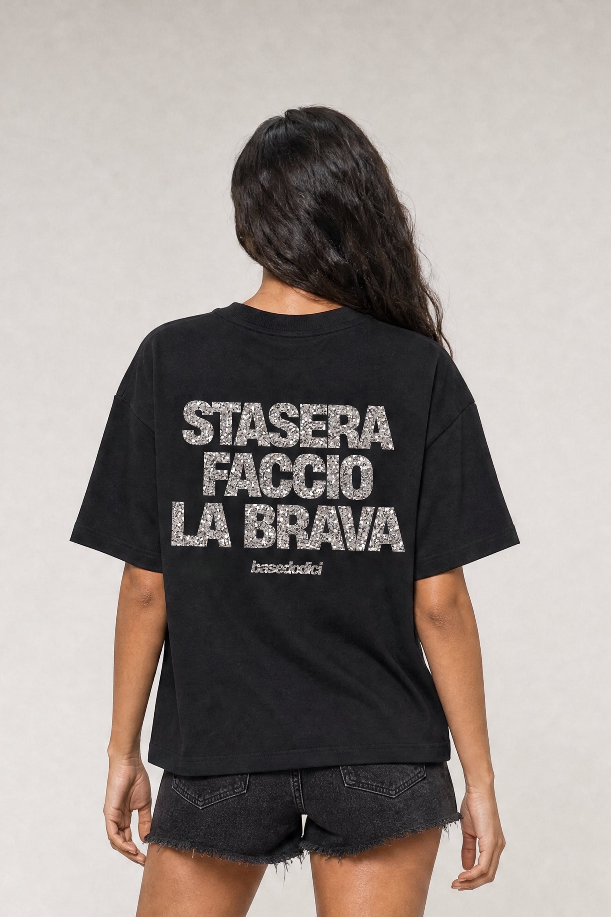 T-Shirt "VIRAL EDIT" FaccioLaBrava Black/Glitter