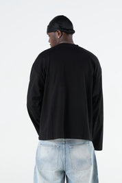 Longsleeve "VALENTINE" FrontLogos Strass/Black
