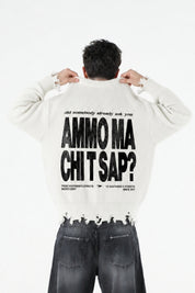 Knitwear "AMMO" CHI’T’SAP White/Black