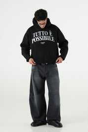 Hoodie "B12LAB" TuttoèPossibile Black/Glitter