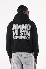 Hoodie "AMMO" MiStaiSoffrendo Black/Glitter