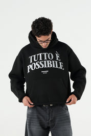 Hoodie "B12LAB" TuttoèPossibile Black/Glitter