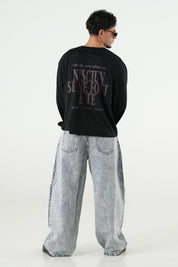 Longsleeve "B12LAB" Nisciun Black/Brown