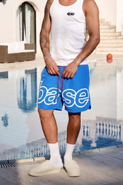 Swim Short "SUMMER CLUB" BASE LightBlue/White