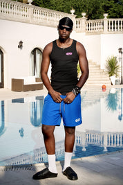 Swim Short "SUMMER CLUB" Logo ElectricBlue