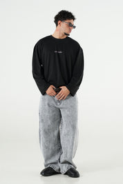 Longsleeve "B12LAB" Nisciun Black/Brown